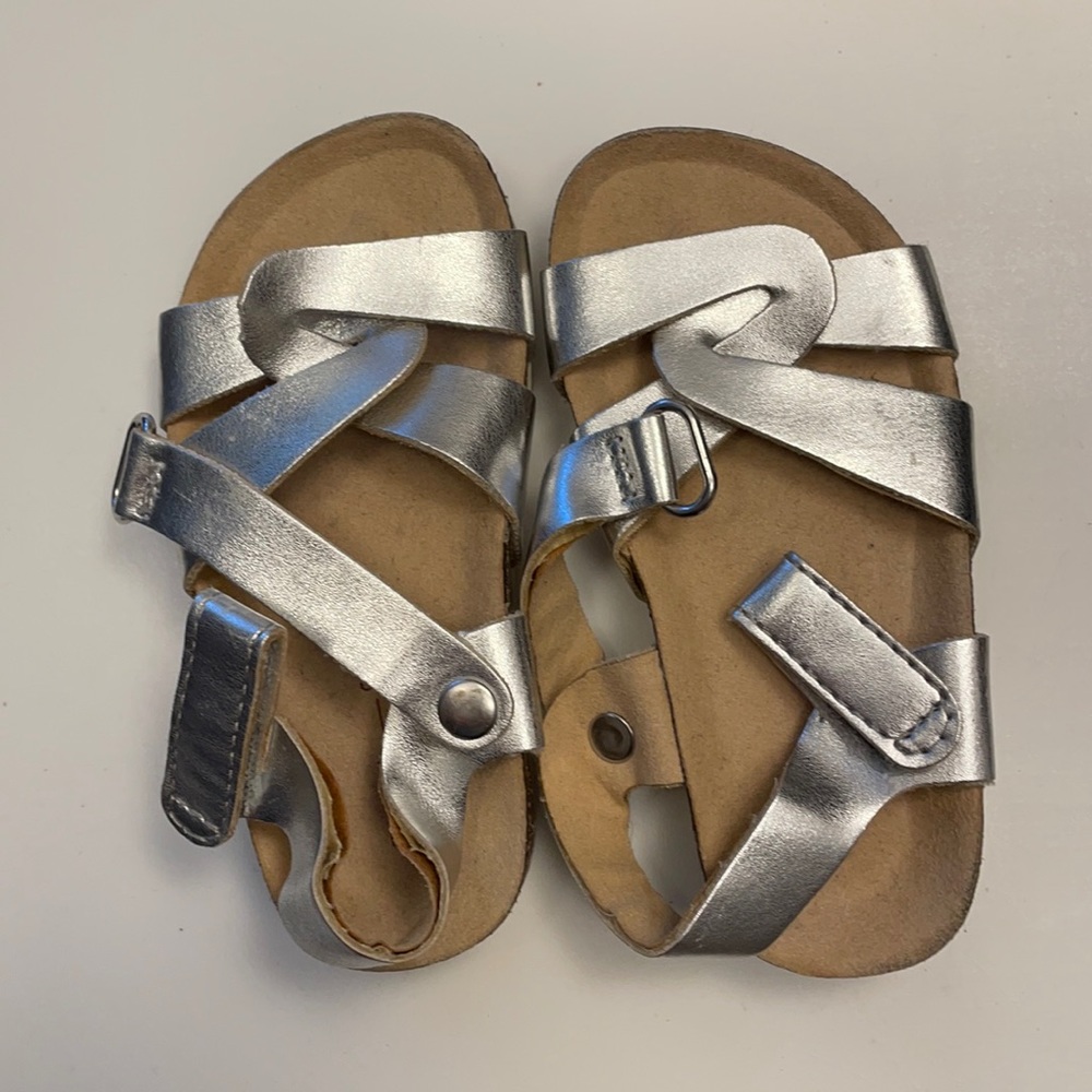 Zara baby gold Sandals